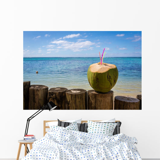 Cocktail sur la plage Wall Decal