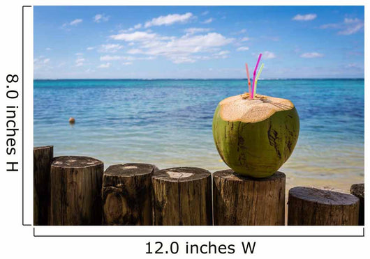 Cocktail sur la plage Wall Decal