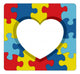 Autism Awareness Puzzle Heart Illustration Wall Decal