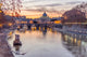 Vatican City and Tevere River in Rome at Dusk Wall Decal
