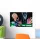 Man betting on the casino Wall Decal