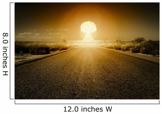 nuclear bomb explosion Wall Decal