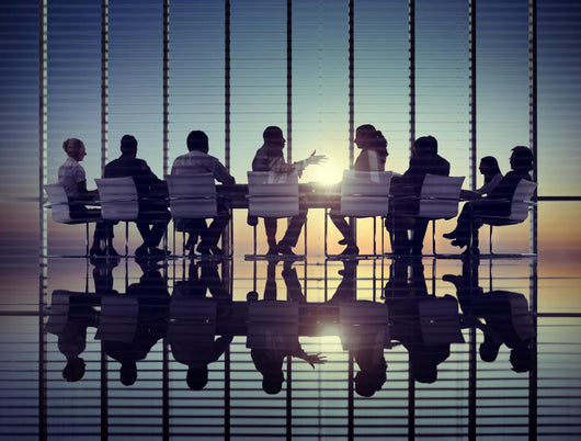 Business People Corporate Communication Meeting Office Concept Wall Decal
