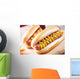 Hotdog and Fries with a Beer Wall Decal