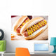 Hotdog and Fries with a Beer Wall Decal