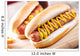 Hotdog and Fries with a Beer Wall Decal