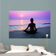 woman practicing yoga Wall Decal
