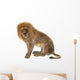 Male Lion Wall Decal