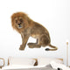 Male Lion Wall Decal