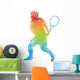 Tennis Art 5 Wall Decal