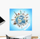 Travel World Monument Concept Wall Decal