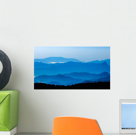 mountain leyer level in thailand Wall Decal