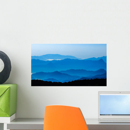 mountain leyer level in thailand Wall Decal