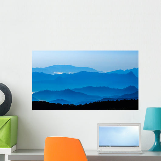 mountain leyer level in thailand Wall Decal