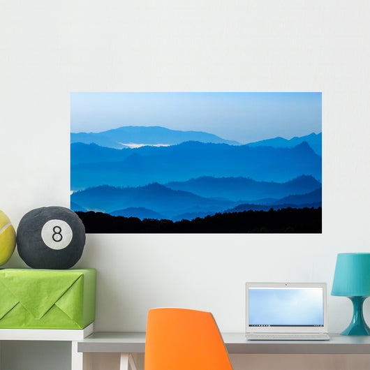 mountain leyer level in thailand Wall Decal