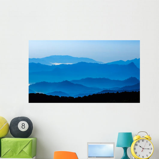 mountain leyer level in thailand Wall Decal