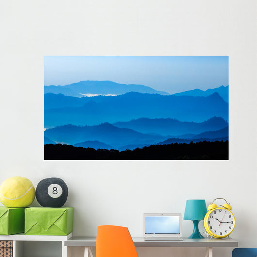 mountain leyer level in thailand Wall Decal