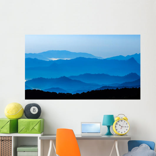 mountain leyer level in thailand Wall Decal