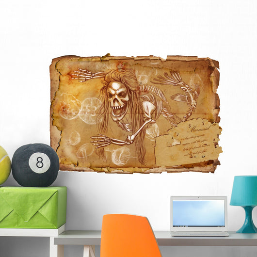 legendary animals and monsters: MERMAID Wall Decal