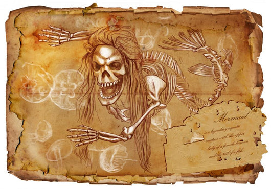 legendary animals and monsters: MERMAID Wall Decal