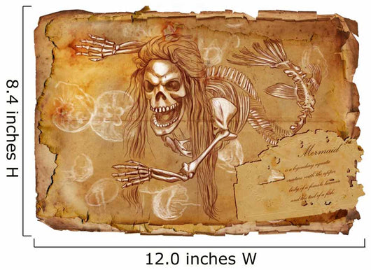 legendary animals and monsters: MERMAID Wall Decal