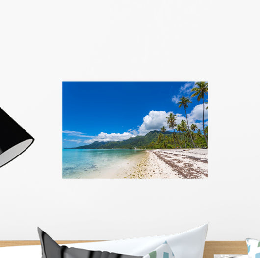 Plage polyn&eacute;sienne Wall Decal