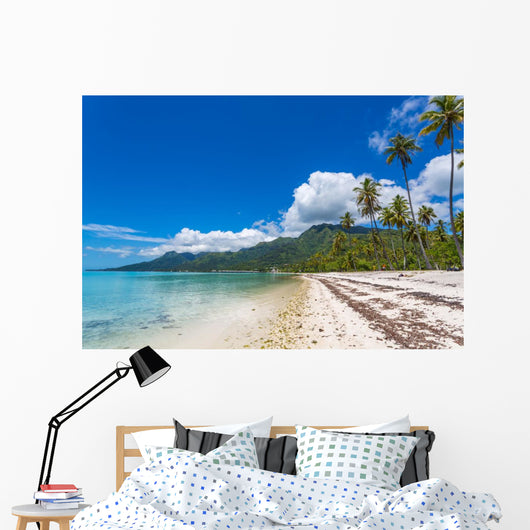 Plage polyn&eacute;sienne Wall Decal