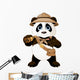 Panda Safari Explorer Wall Decal