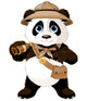 Panda Safari Explorer Wall Decal