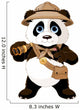 Panda Safari Explorer Wall Decal