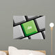 Domainendung .de auf Computer Taste Wall Decal
