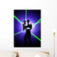 Laser tag background Wall Decal
