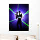 Laser tag background Wall Decal
