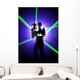 Laser tag background Wall Decal