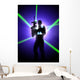 Laser tag background Wall Decal