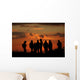 escursione al tramonto Wall Decal