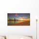 Golden Sunrise View of Perth Skyline Wall Decal