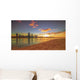 Golden Sunrise View of Perth Skyline Wall Decal