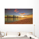 Golden Sunrise View of Perth Skyline Wall Decal