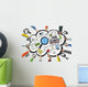 Ethnicity Hands Exploding Job Wall Decal