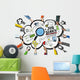 Ethnicity Hands Exploding Job Wall Decal