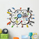 Ethnicity Hands Exploding Job Wall Decal