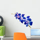 Flower Decals - blue orchid Wall Decal