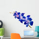 Flower Decals - blue orchid Wall Decal