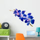 Flower Decals - blue orchid Wall Decal