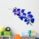 Flower Decals - blue orchid Wall Decal