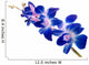 Flower Decals - blue orchid Wall Decal