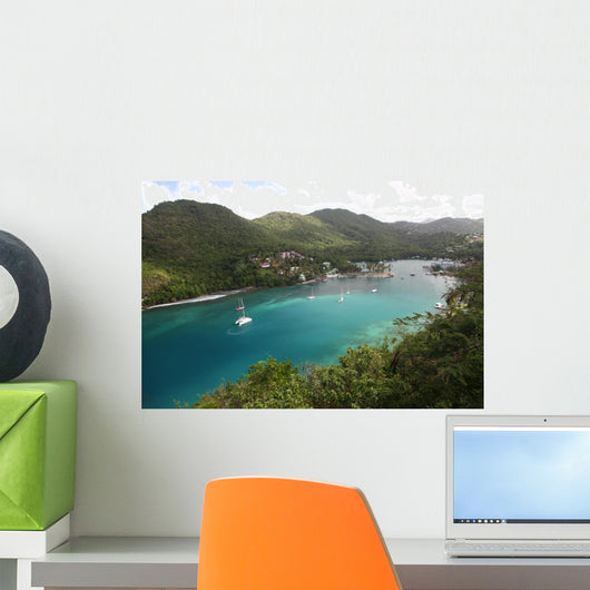 Marigot bay, St. Lucia Wall Decal