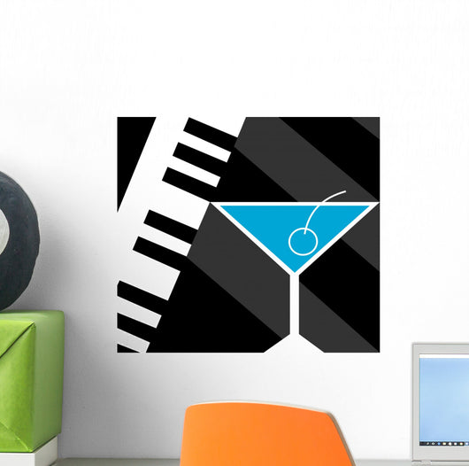Piano Bar Wall Decal