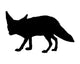 Silhouette Fennec Fox Wall Decal